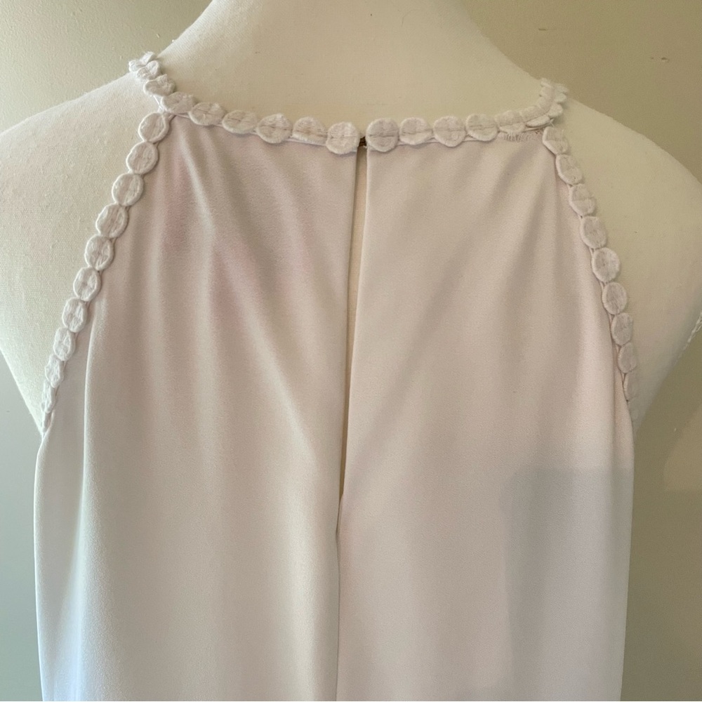 Lilly Pulitzer Pearl Halter Maxi Dress Resort White Karma Camellia Blue 4 - Picture 14 of 16